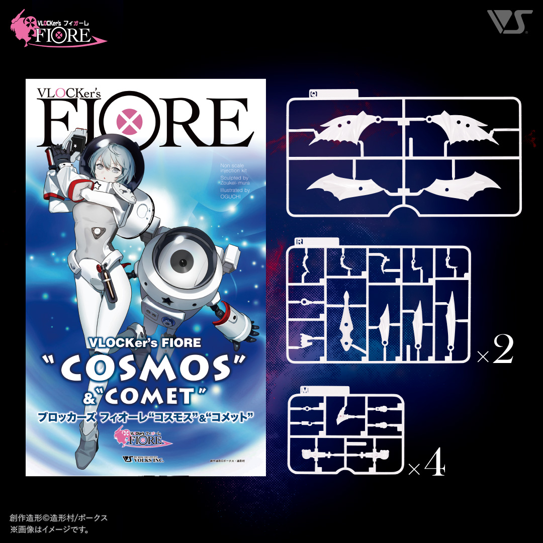 ブロッカーズFIORE コスモス&コメット カオスウイング・セット(新規髪パーツ付属版)