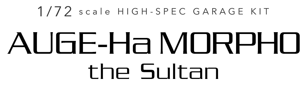 HSGK 1/72 アゲハ・モルフォ・ザ・スルタン